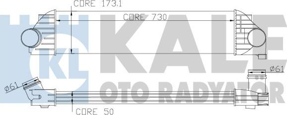 KALE OTO RADYATÖR 345035 - Intercooler, échangeur droxauto.com