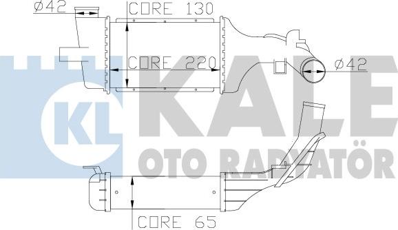 KALE OTO RADYATÖR 345300 - Intercooler, échangeur droxauto.com