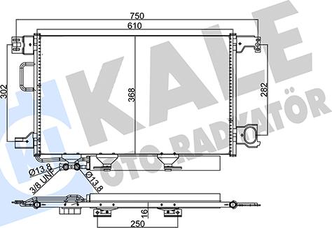KALE OTO RADYATÖR 345755 - Condensateur, climatisation droxauto.com