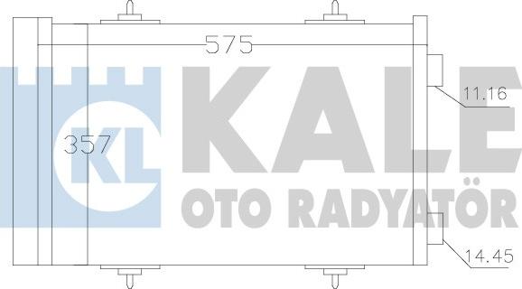 KALE OTO RADYATÖR 343090 - Condensateur, climatisation droxauto.com