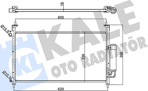 KALE OTO RADYATÖR 342965 - Condensateur, climatisation droxauto.com