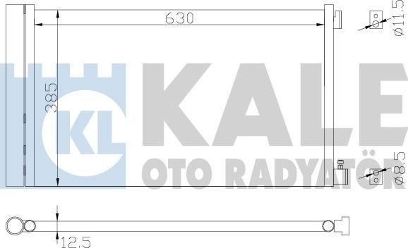 KALE OTO RADYATÖR 342905 - Condensateur, climatisation droxauto.com