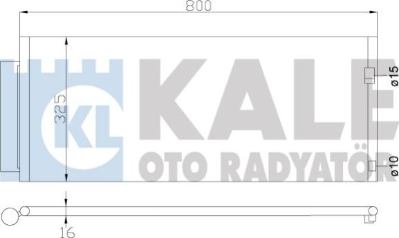 KALE OTO RADYATÖR 342970 - Condensateur, climatisation droxauto.com