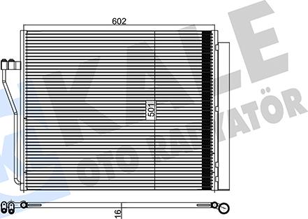 KALE OTO RADYATÖR 342505 - Condensateur, climatisation droxauto.com