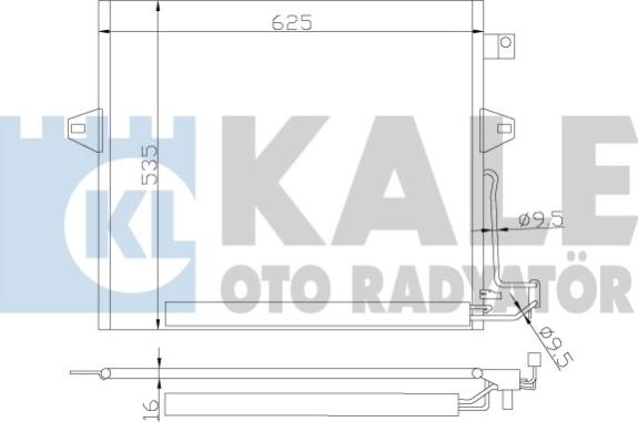 KALE OTO RADYATÖR 342630 - Condensateur, climatisation droxauto.com