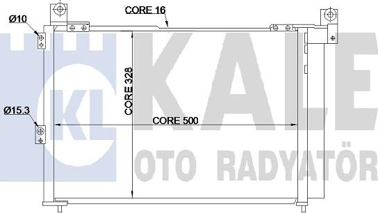 KALE OTO RADYATÖR 342885 - Condensateur, climatisation droxauto.com