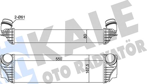 KALE OTO RADYATÖR 359110 - Intercooler, échangeur droxauto.com