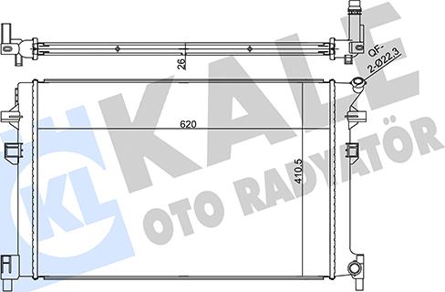 KALE OTO RADYATÖR 356345 - Radiateur basse température, intercooler droxauto.com