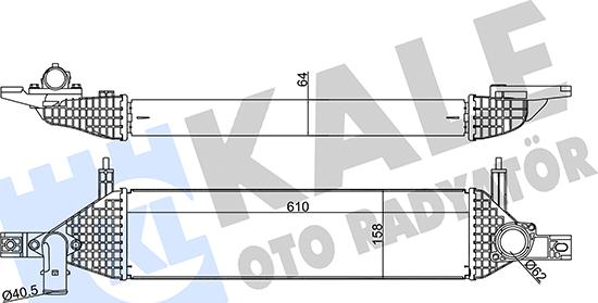 KALE OTO RADYATÖR 350930 - Intercooler, échangeur droxauto.com