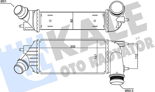 KALE OTO RADYATÖR 350860 - Intercooler, échangeur droxauto.com