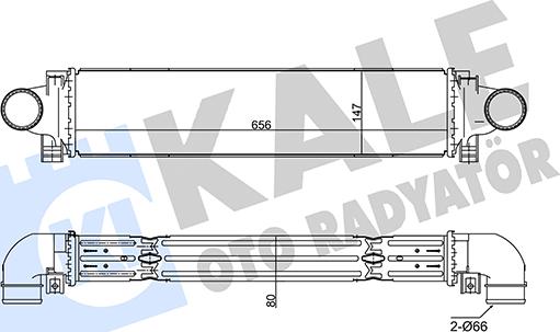 KALE OTO RADYATÖR 350795 - Intercooler, échangeur droxauto.com