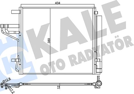 KALE OTO RADYATÖR 358025 - Condensateur, climatisation droxauto.com