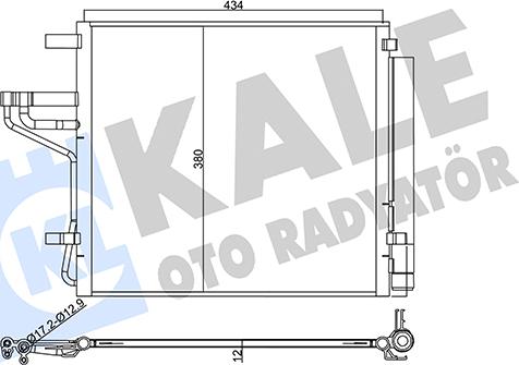 KALE OTO RADYATÖR 358020 - Condensateur, climatisation droxauto.com