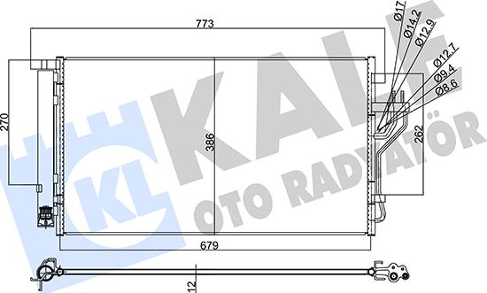 KALE OTO RADYATÖR 353105 - Condensateur, climatisation droxauto.com