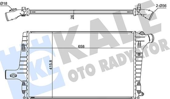 KALE OTO RADYATÖR 352380 - Intercooler, échangeur droxauto.com