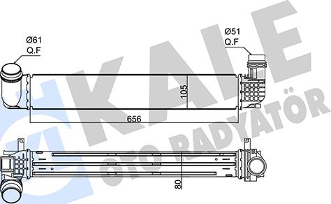 KALE OTO RADYATÖR 352265 - Intercooler, échangeur droxauto.com