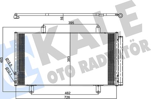 KALE OTO RADYATÖR 357365 - Condensateur, climatisation droxauto.com
