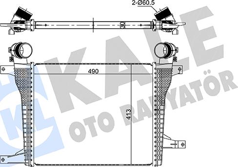 KALE OTO RADYATÖR 360645 - Intercooler, échangeur droxauto.com