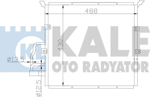 KALE OTO RADYATÖR 385100 - Condensateur, climatisation droxauto.com