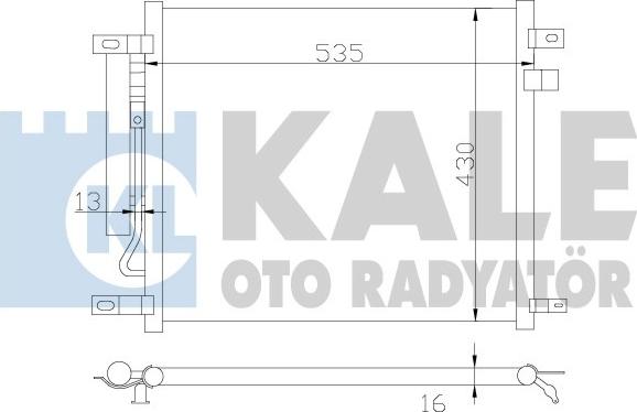 KALE OTO RADYATÖR 385200 - Condensateur, climatisation droxauto.com