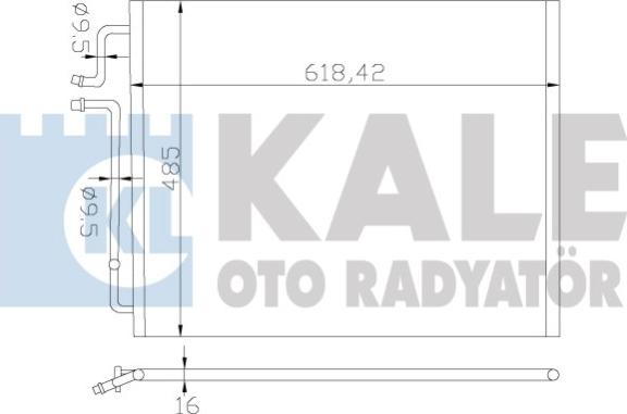 KALE OTO RADYATÖR 381300 - Condensateur, climatisation droxauto.com