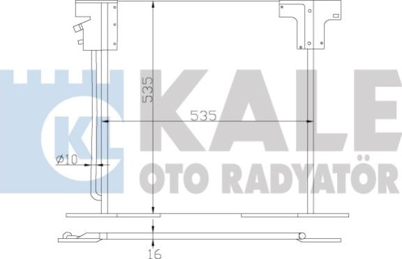 KALE OTO RADYATÖR 381200 - Condensateur, climatisation droxauto.com