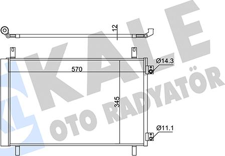 KALE OTO RADYATÖR 382565 - Condensateur, climatisation droxauto.com