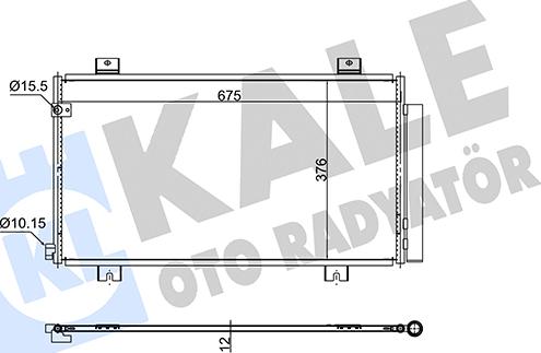 KALE OTO RADYATÖR 382575 - Condensateur, climatisation droxauto.com