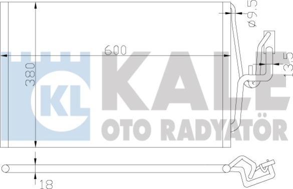 KALE OTO RADYATÖR 382000 - Condensateur, climatisation droxauto.com