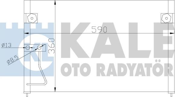 KALE OTO RADYATÖR 387000 - Condensateur, climatisation droxauto.com