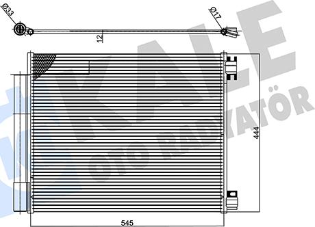 KALE OTO RADYATÖR 330800 - Condensateur, climatisation droxauto.com