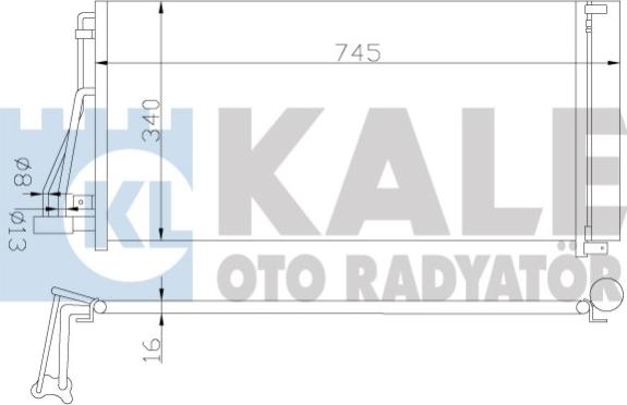 KALE OTO RADYATÖR 379800 - Condensateur, climatisation droxauto.com