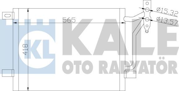 KALE OTO RADYATÖR 376800 - Condensateur, climatisation droxauto.com