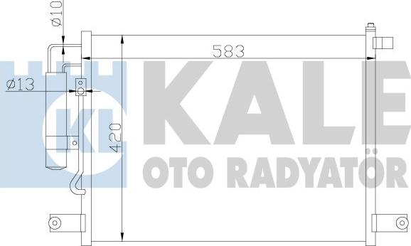KALE OTO RADYATÖR 377000 - Condensateur, climatisation droxauto.com