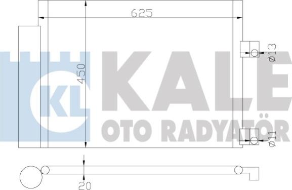 KALE OTO RADYATÖR 377300 - Condensateur, climatisation droxauto.com