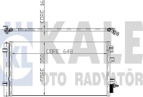 KALE OTO RADYATÖR 255000 - Condensateur, climatisation droxauto.com