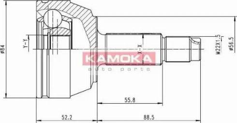 Kamoka 6514 - Jeu de joints, arbre de transmission droxauto.com