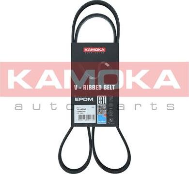 Kamoka 7016091 - Courroie trapézoïdale à nervures droxauto.com