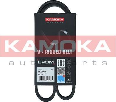 Kamoka 7016016 - Courroie trapézoïdale à nervures droxauto.com
