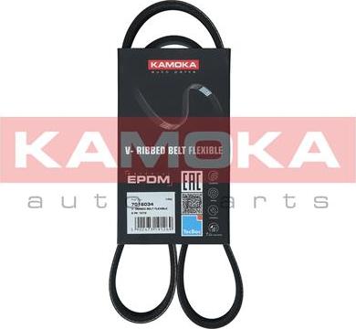 Kamoka 7016034 - Courroie trapézoïdale à nervures droxauto.com