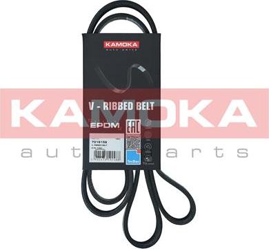 Kamoka 7016156 - Courroie trapézoïdale à nervures droxauto.com