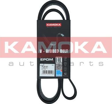 Kamoka 7016127 - Courroie trapézoïdale à nervures droxauto.com