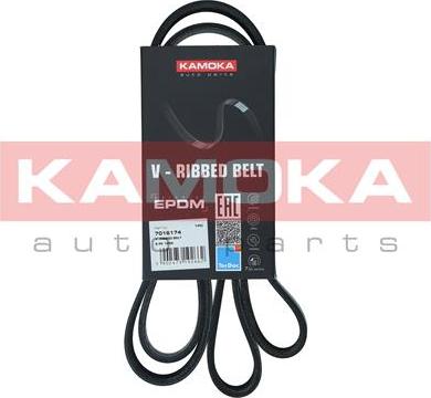 Kamoka 7016174 - Courroie trapézoïdale à nervures droxauto.com