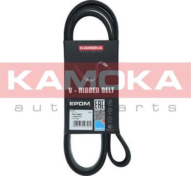 Kamoka 7017021 - Courroie trapézoïdale à nervures droxauto.com