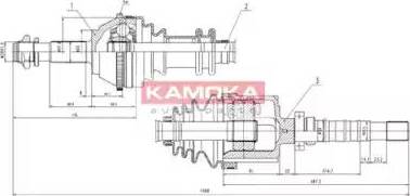 Kamoka CT1138914 - Arbre de transmission droxauto.com