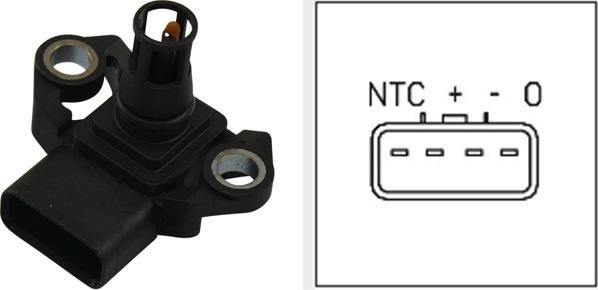 Kavo Parts EMS-9001 - Capteur, pression du tuyau d'admission droxauto.com