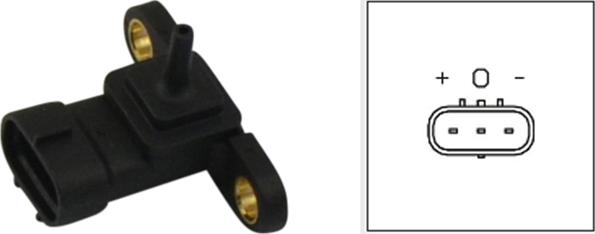 Kavo Parts EMS-9003 - Capteur, pression du tuyau d'admission droxauto.com