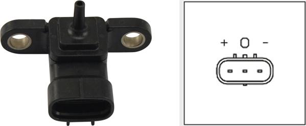 Kavo Parts EMS-9002 - Capteur, pression du tuyau d'admission droxauto.com
