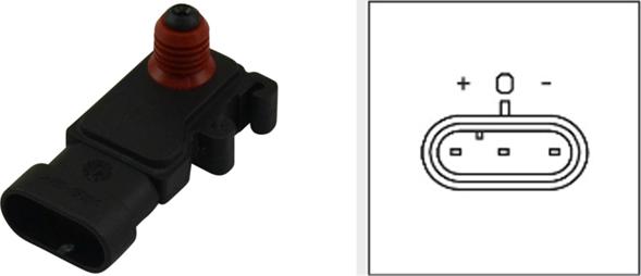 Kavo Parts EMS-1002 - Capteur, pression du tuyau d'admission droxauto.com
