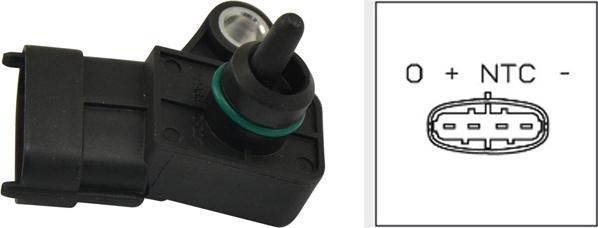 Kavo Parts EMS-3007 - Capteur, pression du tuyau d'admission droxauto.com